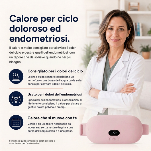 Verilia fascia termica massaggiante