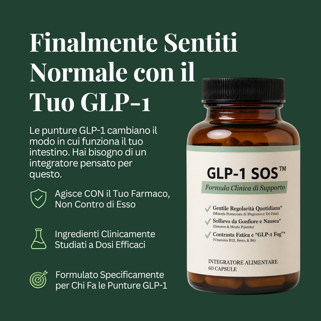 GLP-1 SOS™ – Formula Clinica di Supporto