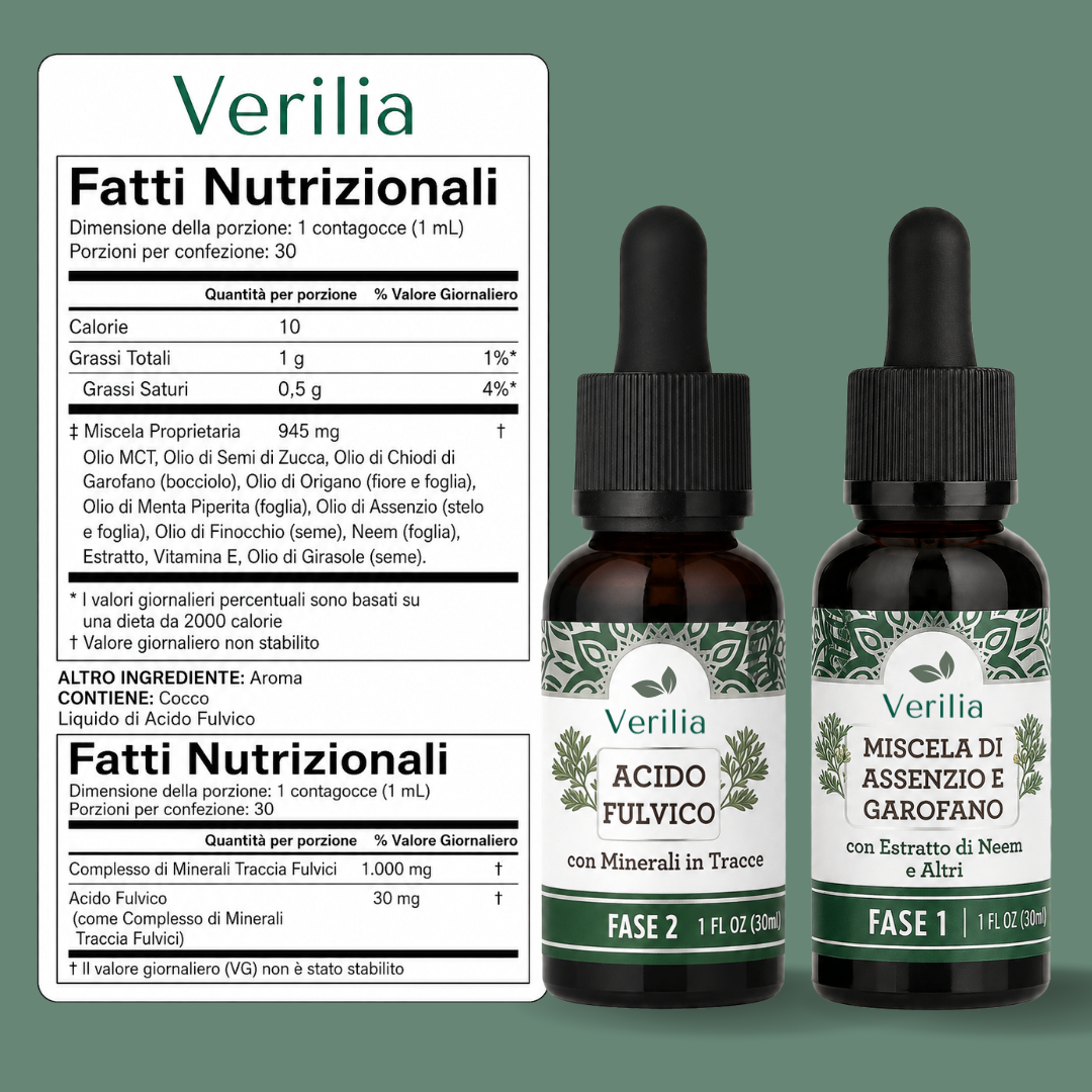 Verilia® GutCleanse – 2-Step Colon Cleanse Kit – Natural Herbal Detox for a Cleaner, Healthier Bowel