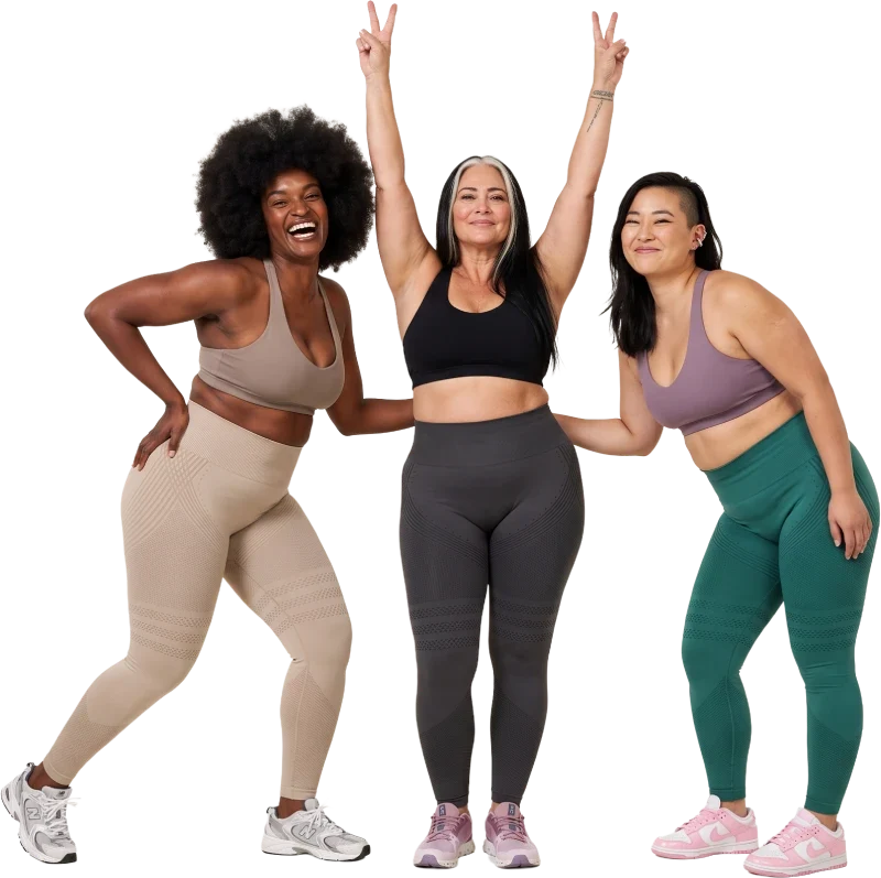 Modelle che indossano i leggings