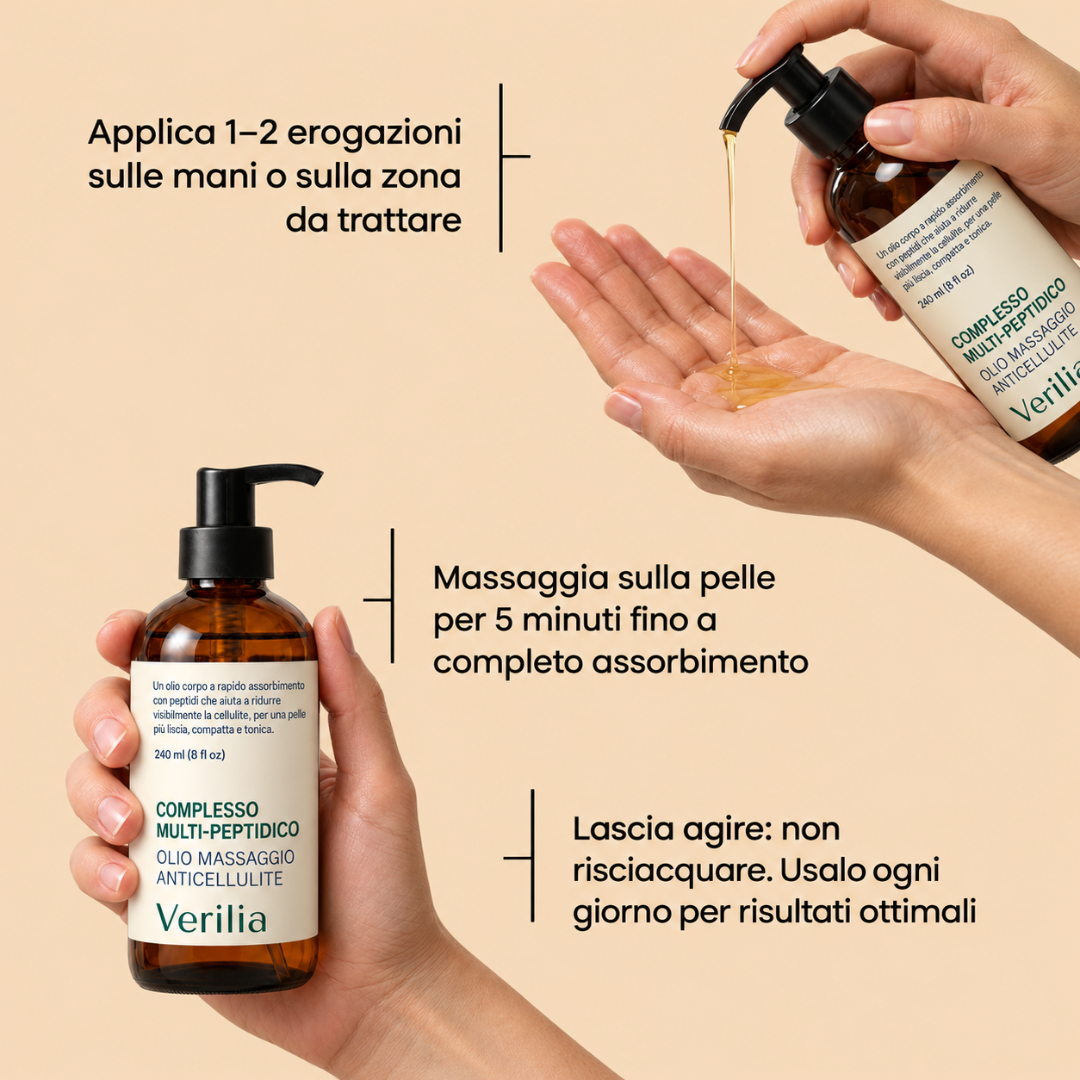 VERILIA BODY Anti-Cellulite Massage Oil