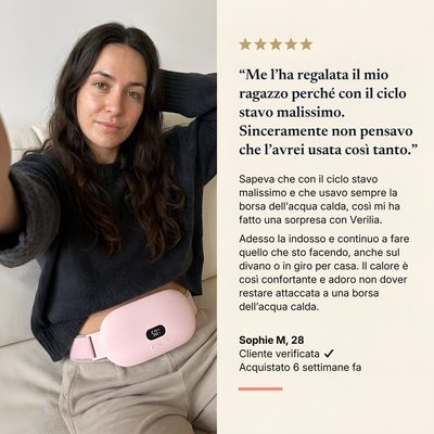 Verilia fascia termica massaggiante