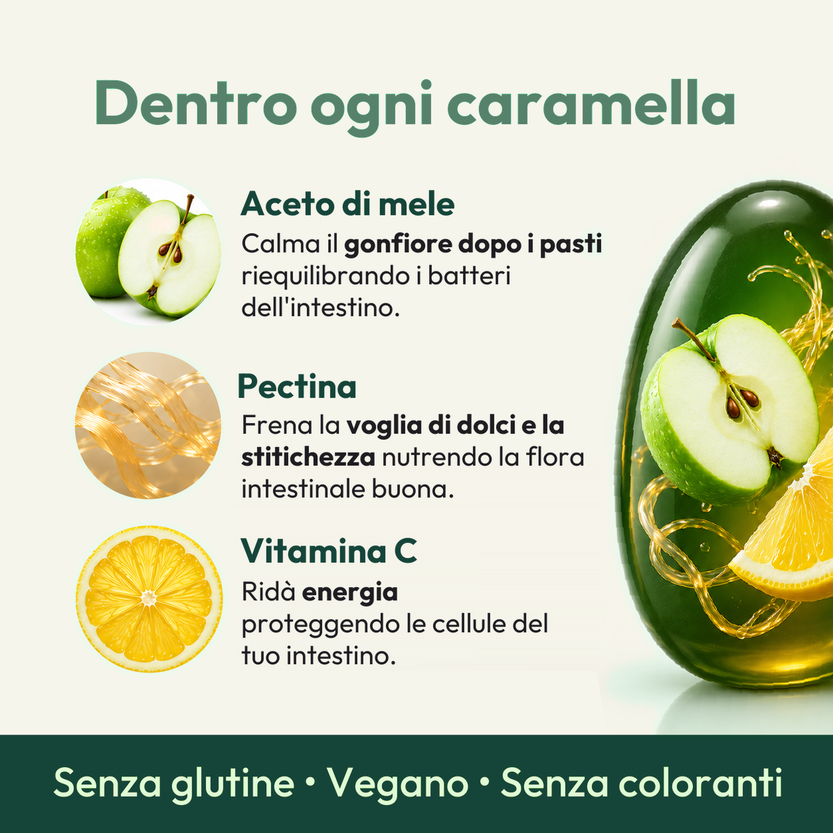 Verilia Gummies | Caramelle all'aceto di mele