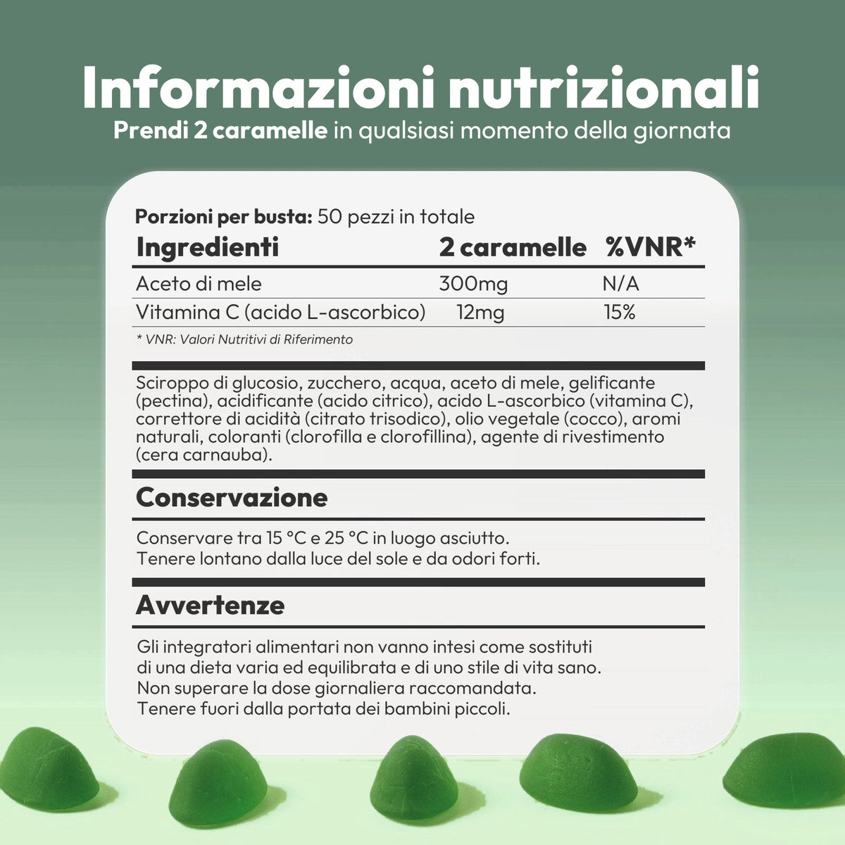Verilia Gummies | Caramelle all'aceto di mele
