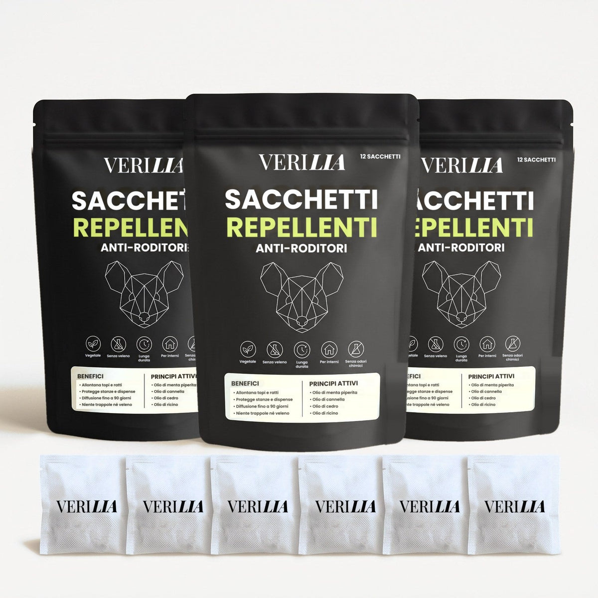Sacchetti repellenti anti-roditori Verilia